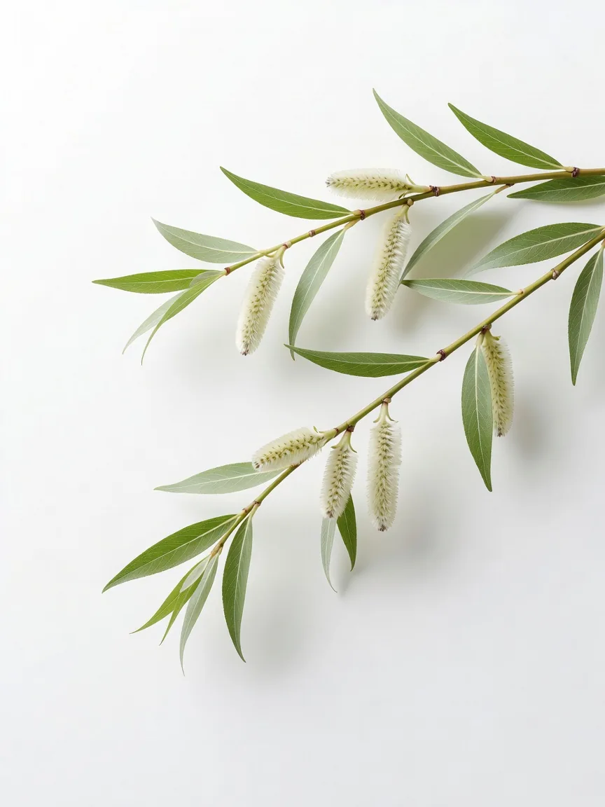 春の柳花穂